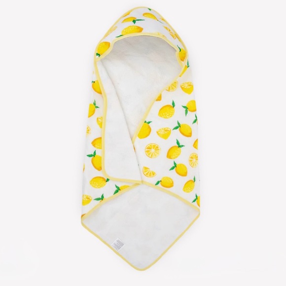 NEW | Little Unicorn Infant Hooded Towel, Lemon - Picture 2 of 7